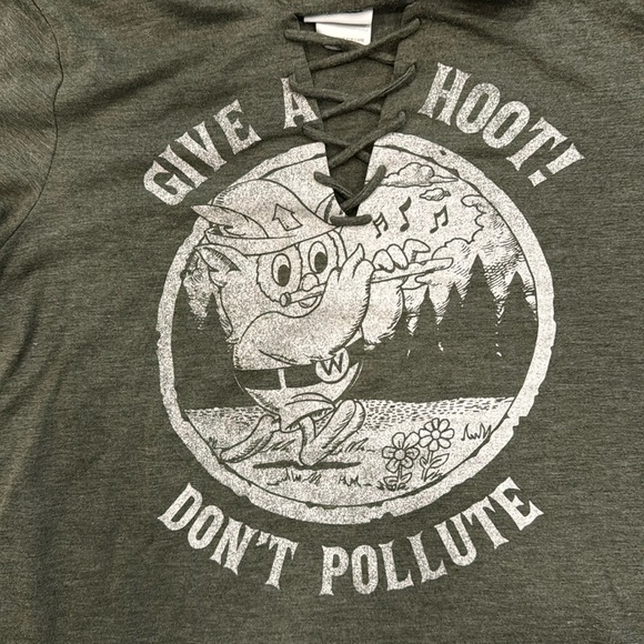 Woodsy Owl anti pollution tee - XS - Picture 4 of 5
